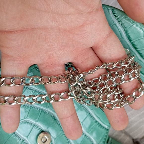 2 in 1 Croc Faux Leather Belt with Bag / Sling Bag - Picture 13 of 14